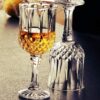 FOMQUAZLI Brandy Cocktail Glasses Diamond Crystal Wine Glasses Great for Spirits, Drinks, Bourbon, Wine Europeun Elegant Wine Glass 190ML Set of 2 - Image 2