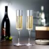 GLOBALAAZ Cylinder Wine Glasses |Set of 4| 160 ml | Luxury Wine Glassware | Wide Mouth| Designer Wine Glasses | Unique | Crystal Wine Glass Set | Luxury Wine Glass Gift Pack - Image 2